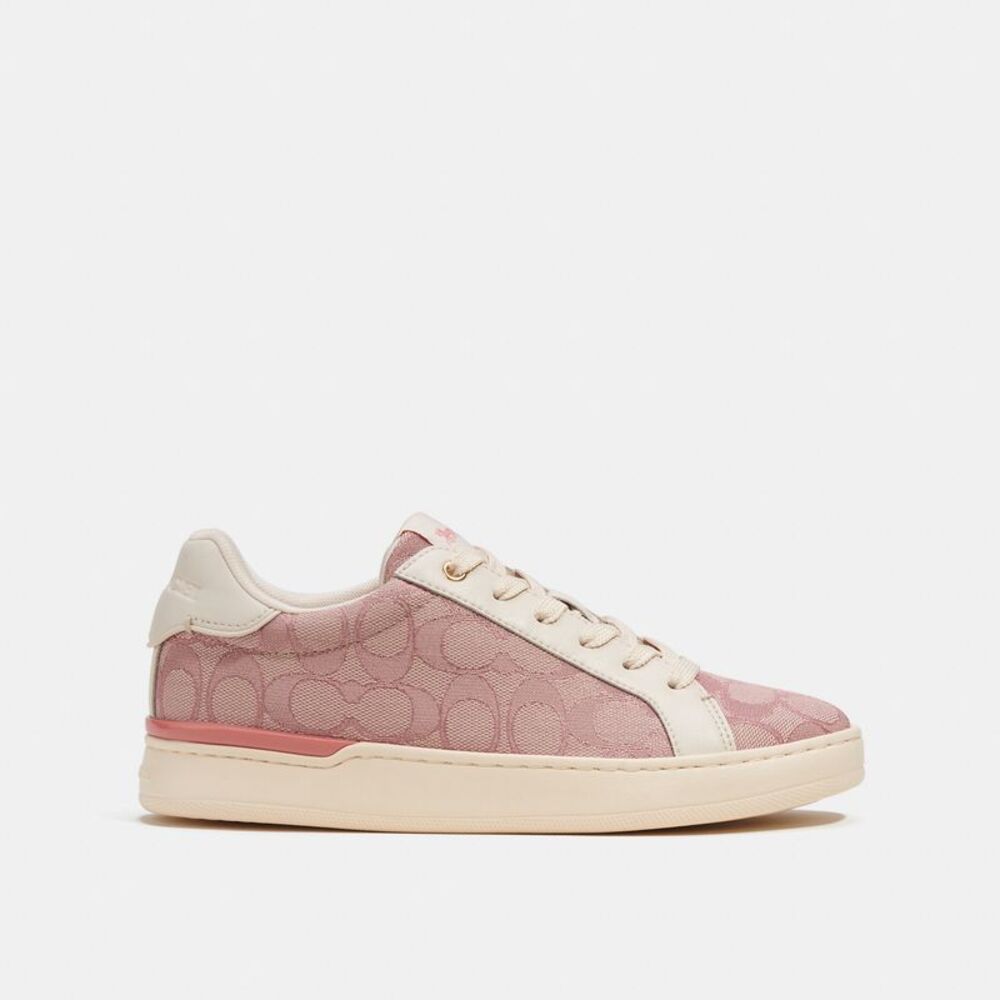 NWT Coach Outlet Clip Low Top In Signature Jacquard - Picture 2 of 6